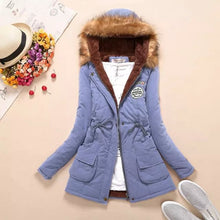 Load image into Gallery viewer, 2019 basic winter coat women oversize warm hooded jacket