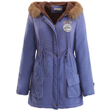 Load image into Gallery viewer, 2019 basic winter coat women oversize warm hooded jacket